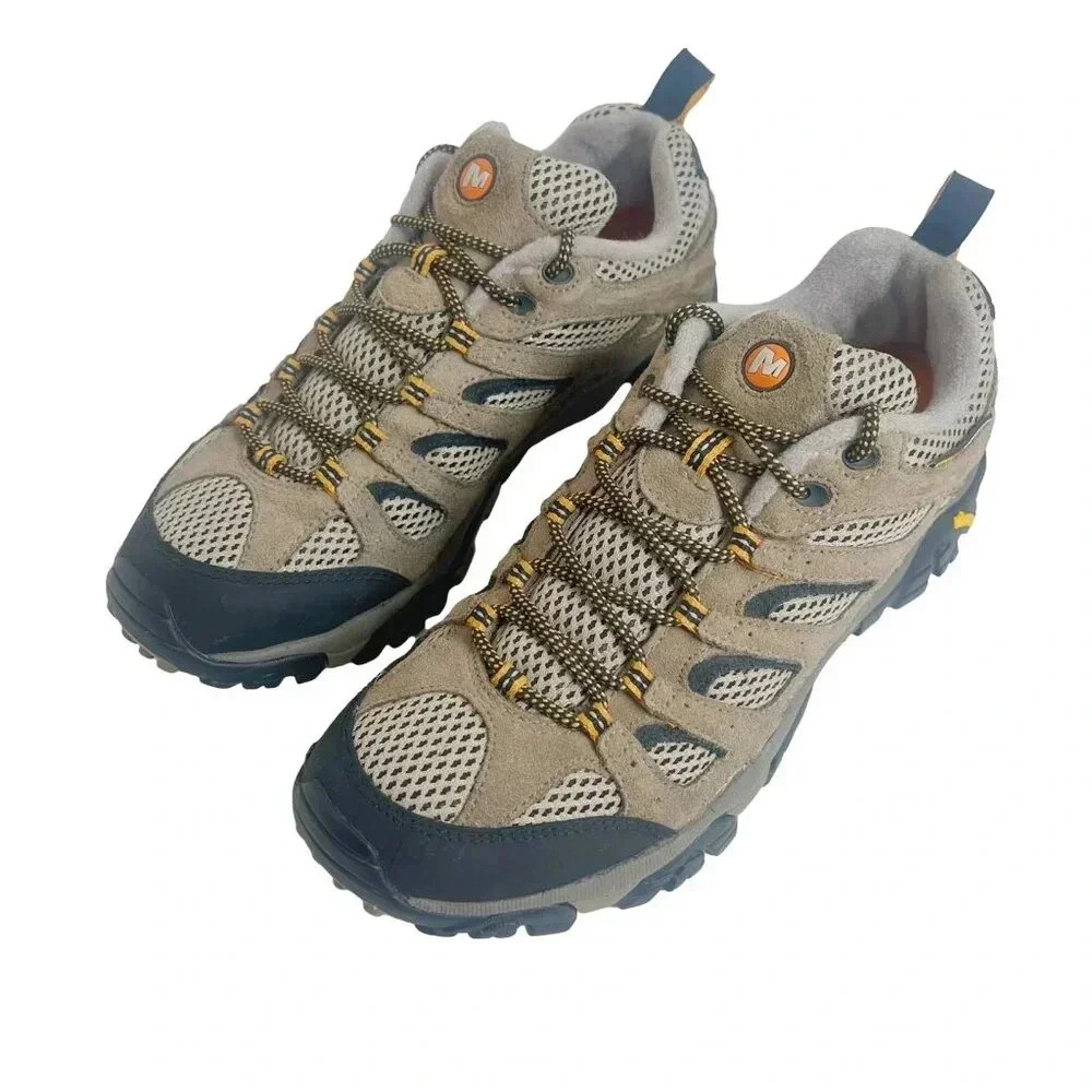 SOLD Merrell Moab 2 Ventilator Brown Hiking Shoes in Walnut Men's Size 9 - Picture 1 of 8